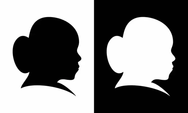 Cava kadını Bun Chignon Chihouette Endonezya geleneksel kültür kabilesi imaj çizimi