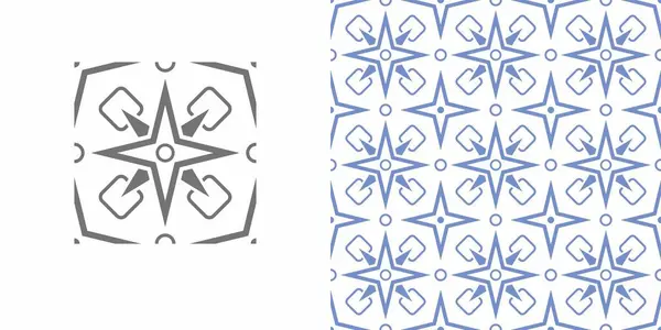 Kalıplı duvar kağıdı resim vektörü tekrarlanıyor