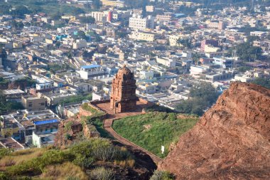 Lower Shivalaya temple in Badami, Karnataka built during the reign of the Chalukya dynasty.