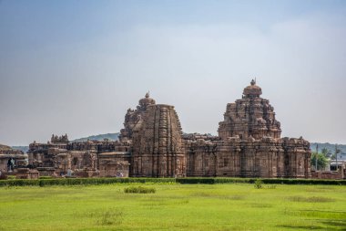 'Pattadakal, also called Raktapura,is a complex of Hindu temples built by the Chalukya Dynasty and are a UNESCO World Heritage site.