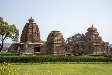 'Pattadakal, also called Raktapura,is a complex of Hindu temples built by the Chalukya Dynasty and are a UNESCO World Heritage site.