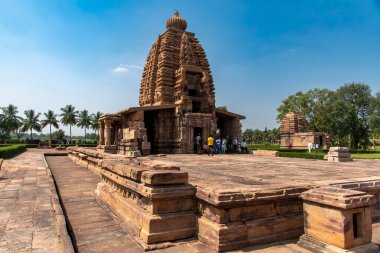 Galaganatha Temple at Pattadakal, also called Raktapura was built during to rule of the Chalukya dynasty and is a UNESCO World Heritage site.