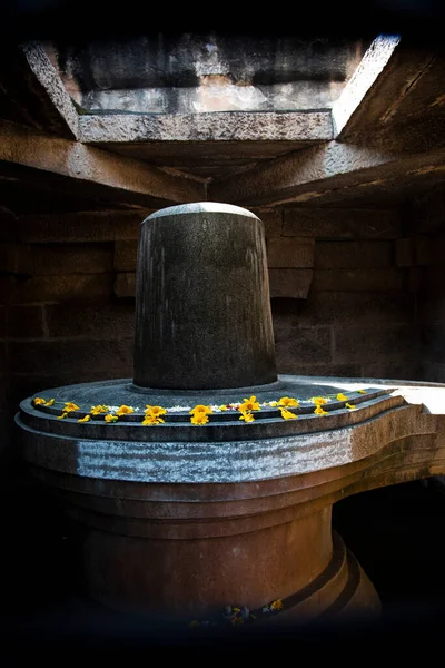 Templo Badavilinga Hampi Karnataka India Hampi Capital Del Imperio Vijayanagar —  Fotos de Stock