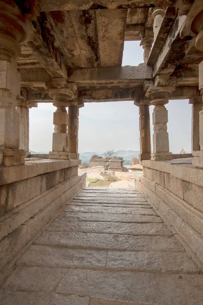 Ruinas Hemakuta Hill Hampi Hampi Capital Del Imperio Vijayanagar Patrimonio — Foto de Stock