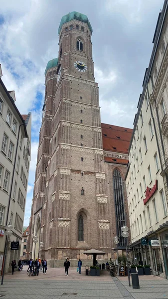 Německo Bavorsko Mnichov Frauenkirche Domská Katedrála — Stock fotografie