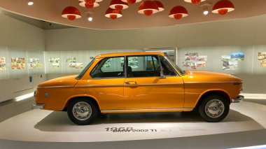 BMW 2002 TI 1968, BMW Müzesi, Münih, Bavyera, Almanya, Avrupa