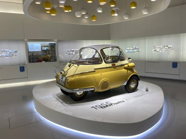 BMW Isetta 250 Münih, Bavyera, Almanya, Avrupa 'daki BMW Müzesinde
