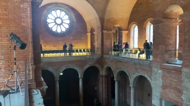 Galeria Tribunal Igreja Todos Santos Visto Durante Visita Museu Residence — Vídeo de Stock