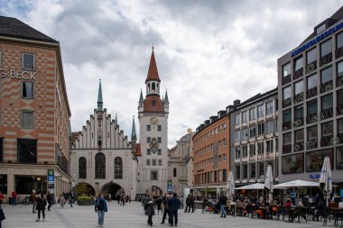 Marienplatz Meydanı Münih 'teki Oyuncak Müzesi, Bavyera, Almanya