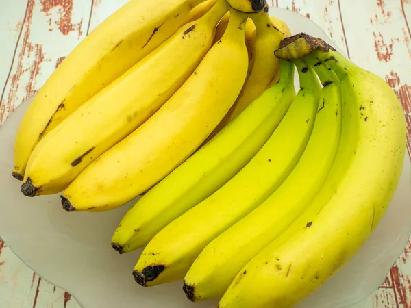 Grămadă Banane Închid Fotografie de stoc