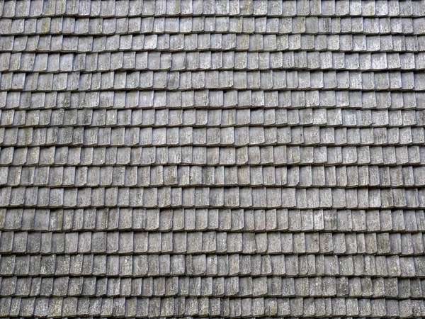 Backgrouund Traditional Wooden Roof Tiles — Stock Photo, Image
