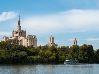 Özgür Basın Evi 'nden Herastrau Park - Casa Presei Libere, Bükreş, Romanya