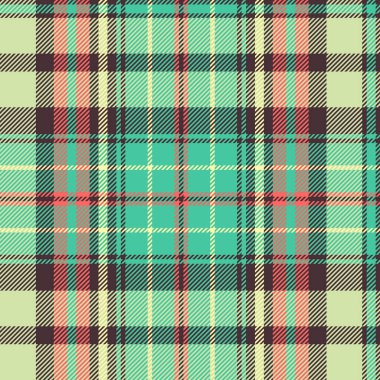 Dokuma dokusuyla kusursuz, kareli geometrik desen. Renkli ekose arkaplan