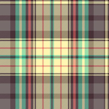 Dokuma dokusuyla kusursuz, kareli geometrik desen. Renkli ekose arkaplan