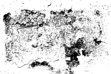 Beyaz arka planda siyah grunge dokusu izole edilmiş. Üzücü arkaplan.