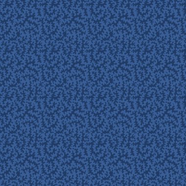 Seamless pattern with abstract blue wavy vermicular lines. Curvy coral like shapes texture.