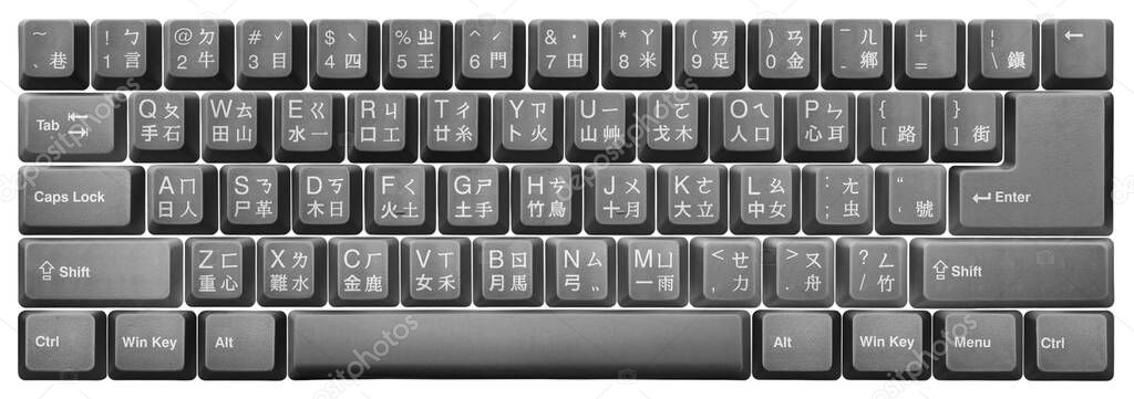 China Qwerty Keyboard 'Smart Meaning Clicking Key Letter Initiates