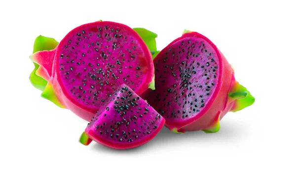 Vruchtenblokjes Van Draken Doe Dicht Tropische Smoothie Ingrediënt Hoge Kwaliteit — Stockfoto