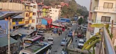 Halesi Khotang 'ın güzel bir sabah manzarası