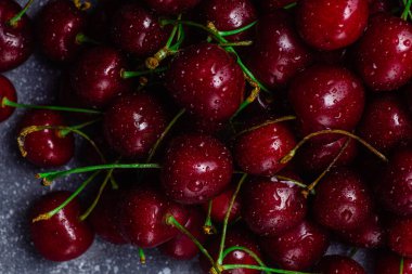 vişne yakından çekimi. kiraz makrosu