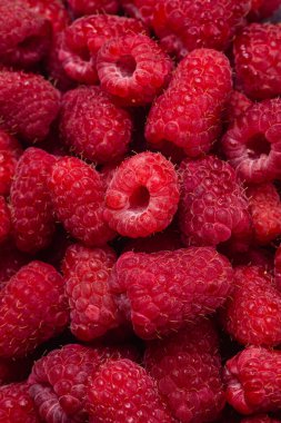 Olgun ahududu yakından. ahududu makro arkaplanı