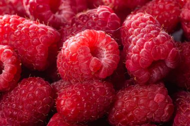 Olgun ahududu yakından. ahududu makro arkaplanı