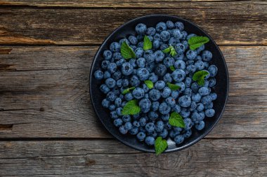 Olgun yaban mersini yakından. Yabanmersini makrosu