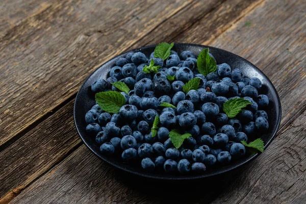 Ripe Blueberries Close Blueberry Macro — Stock Photo, Image