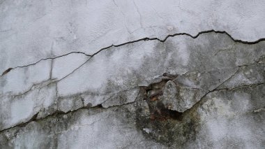 Beton döşeme duvarlar ve duvarlar çizikler, aşınma ve lekelerle güzel olsun diye..