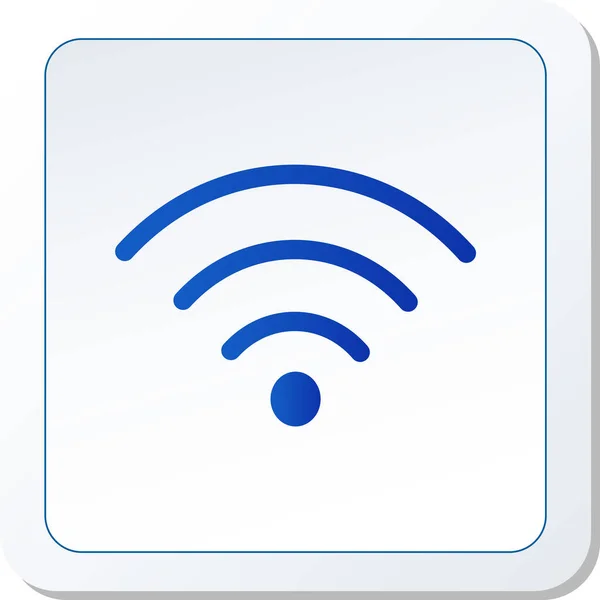 WiFi Simge Vektörü Grafik İllüstrasyonu