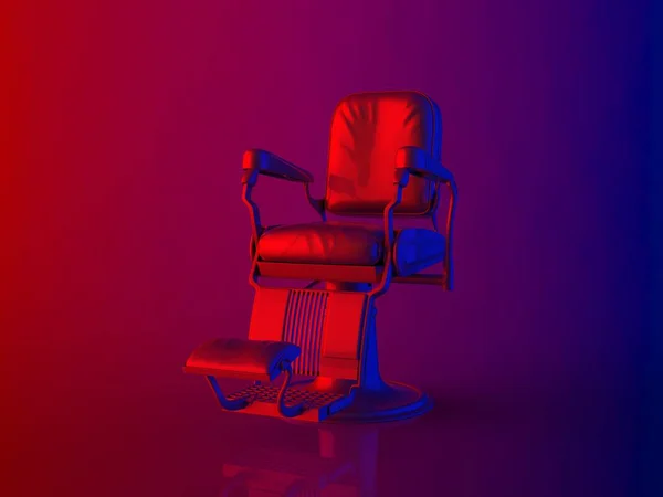 Luksusowy Drogi Neon Styl Niebieskim Fioletowym Czerwonym Kolorze Fotelik Dla — Zdjęcie stockowe