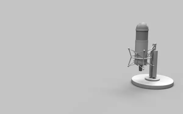 Studio Mikrofon Für Sänger Karaoke Führenden Konzert Gerät Werkzeug Werbung — Stockfoto