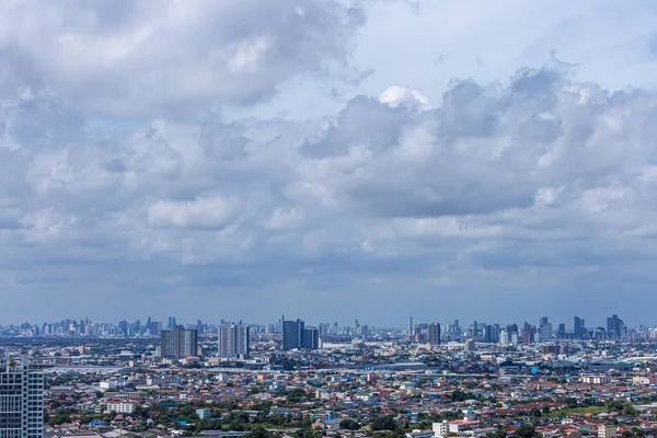 Aerial View City Skyline Bangkok Thailand — стокове фото