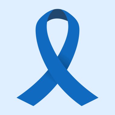 Mavi zemin üzerinde Dünya Kanser Günü el yazısı, 04 Şubat için, Vektör illüstrasyon EPS 10