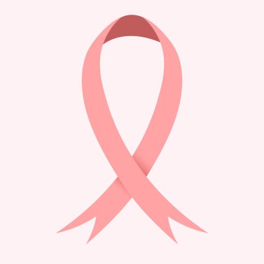 Pembe arka planlı Dünya Kanser Günü Arkaplanı, 04 Şubat için, Vektör illüstrasyon EPS 10