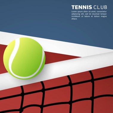 Elements Tennis background l, illustrations for use in online sporting events , Illustration Vector EPS 10