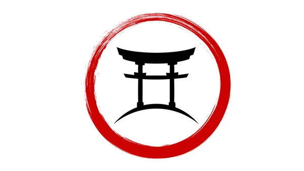 Torai Japan Logo Symbol Von Japan Vektorillustration Eps — Stockvektor