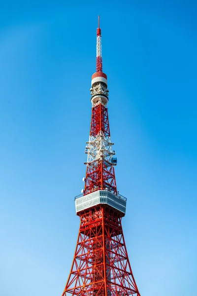 Tokyo tower with blue sky , Landmark of Japan