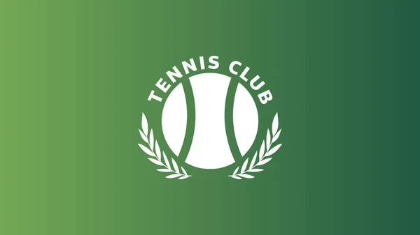 网球和网球球拍模板符号向量 简单平面设计风格 用于在线体育活动的说明 说明向量Eps — 图库矢量图片