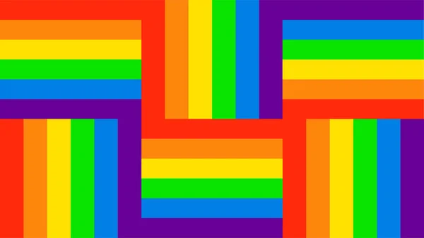 Orgullo Lgbtq Arco Iris Color Símbolo Bandera Fondo — Archivo Imágenes Vectoriales