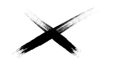 Çapraz vektör, beyaz arkaplan üzerinde izole edilmiş, vektör illüstrasyon EPS 10 beyaz arkaplan üzerinde, Vektör illüstrasyon EPS 10