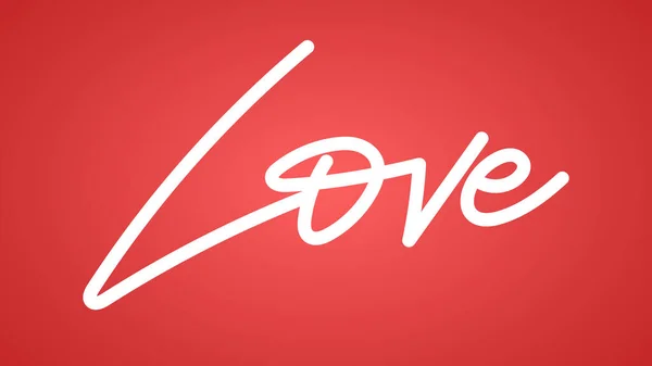 Amor Escrito Mão Fundo Amor Para Fevereiro Dia Dos Namorados —  Vetores de Stock