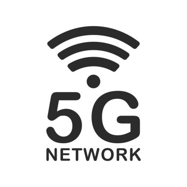 5g simge vektör illüstrasyonu