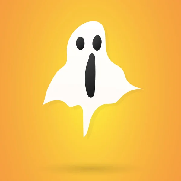 Ícone Abóbora Halloween Ilustração Plana Símbolo Vetor Fantasma Para Web —  Vetores de Stock