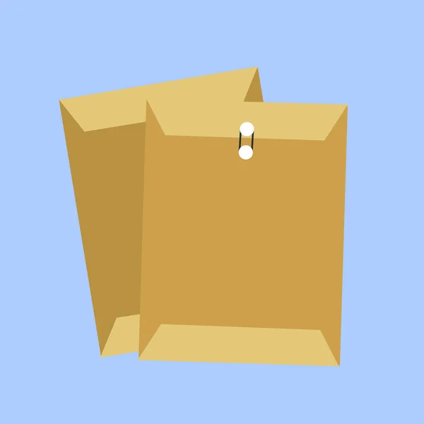 Papier Découpé Dans Une Boîte Carton Bleu — Image vectorielle