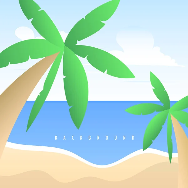 Summer Vacation Vector Illustration — Stock Vector