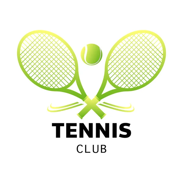 Tennis Ball Logo Design Vector — Stock Vector