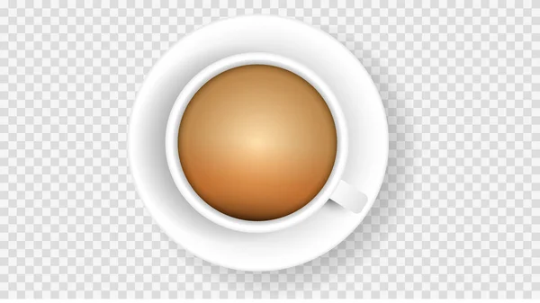 现实的咖啡杯 咖啡杯矢量说明 — 图库矢量图片