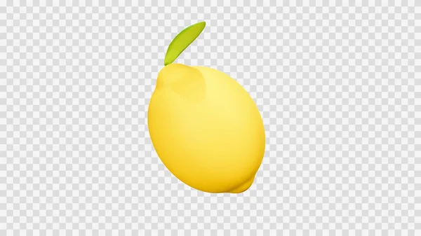 Yellow Mango Fruit White Background Rendering — Stock Vector