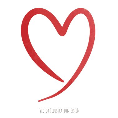 kırmızı renk simgesi olan kalp. 